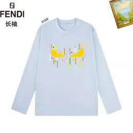 fendi t-shirt manches longues pour unisexe s_126045a